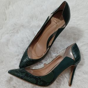 I.N.K  SNAKE SKIN POINTY TOE HIGH HEELS